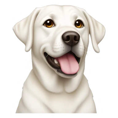 White lab sticker