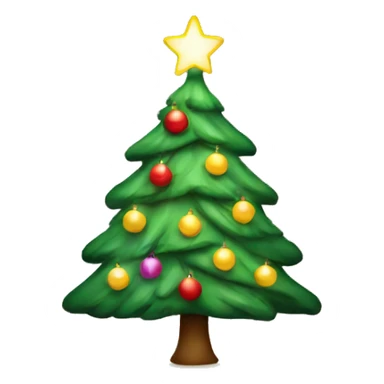 Christmas tree with light sticker