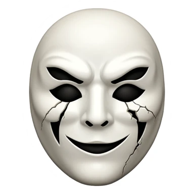 Scary  Mask sticker