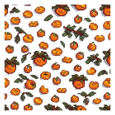 Persimmon smile sticker