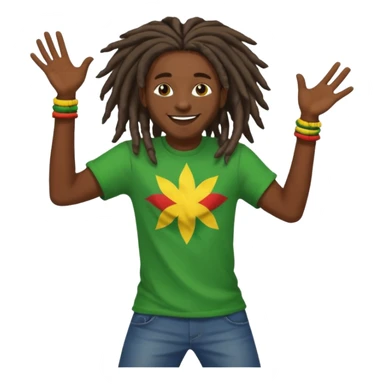 reggae danse sticker