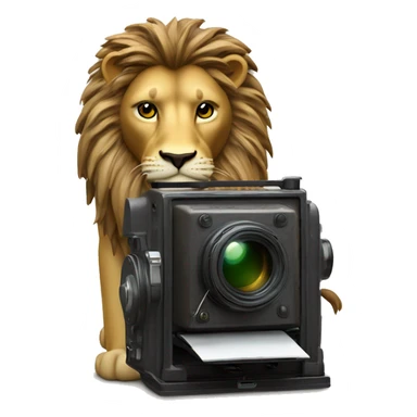 ROLAND TANDY CAMARA WITH LION sticker