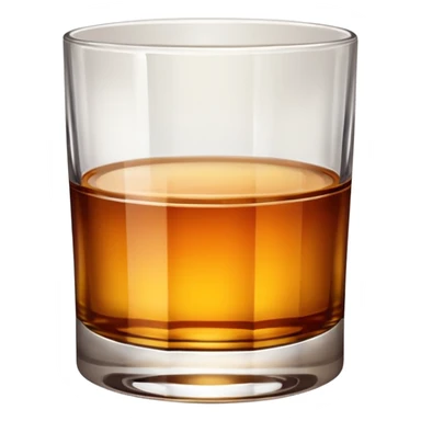 glass of whiskey, no splashes sticker
