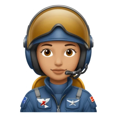 A fighter jet pilot sticker