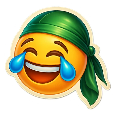 lol face laughing crying
Change His durag To Green sticker
