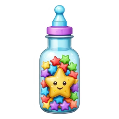 Konpeito Star Candy Bottle sticker