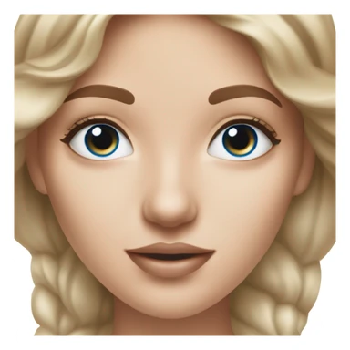 White Skin care on white freackles skin of a brunett blue eyed girl using skin care products ( caudalie, ordinary) sticker