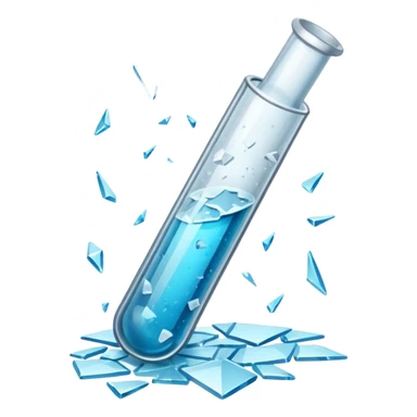 Broken Test Tube sticker