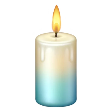 Pearl candles sticker