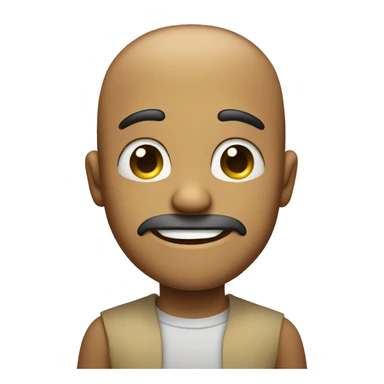 Poor with smile on face sticker