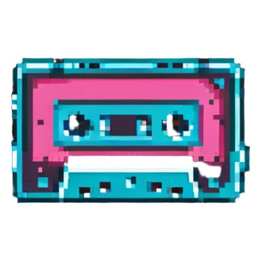 cassette tape sticker