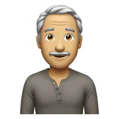 homme qui est faible sticker