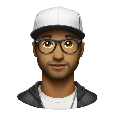 dj khaledcartier cap and glasses sticker