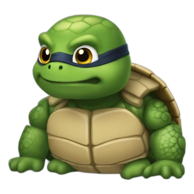 Tortues ninja qui rigole sticker
