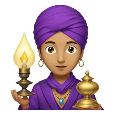 magician of the lamp sticker