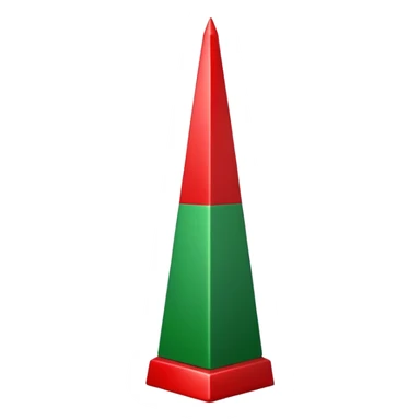 Christmas obelisk sticker