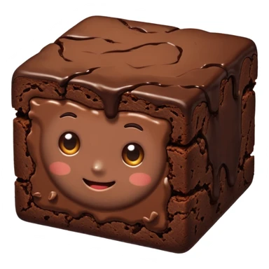 chocolate brownie  sticker