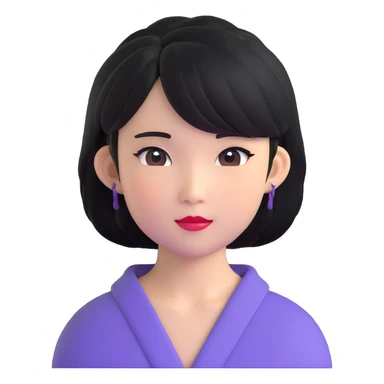Asian girl with hairstyle like Tate McRae sticker