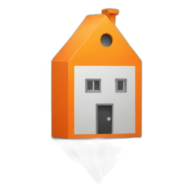 location pin orange sticker