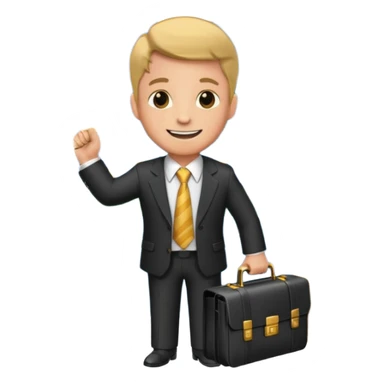 create an emoji  related to trader sticker