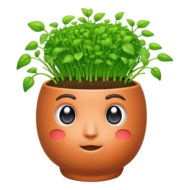 Chia pet sticker