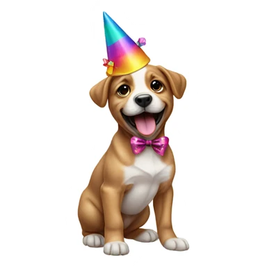 Puppies dancing at a disco  sticker