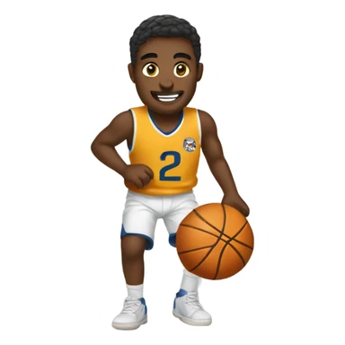 Cooper playing with a ball sticker