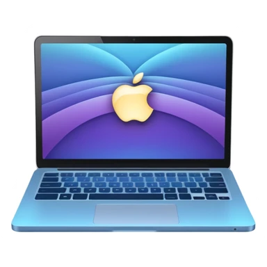 Show an open laptop with soft glowing lines or subtle movement effects around the screen, conveying excitement and anticipation for cool digital projects. Use harmonious colors like soft blues, purples, and creams. Style: modern, playful, professional, and eye-catching even at small sizes. sticker