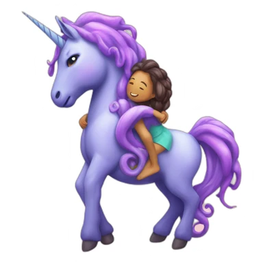 unicorn-hugs-octopus sticker