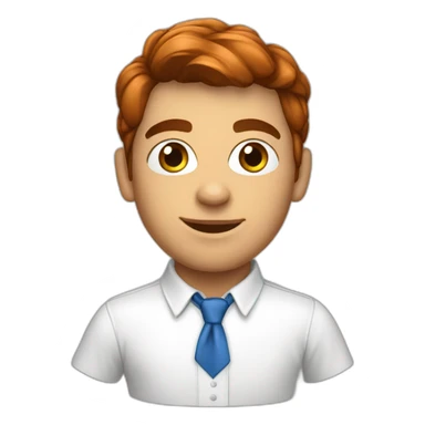 Spiderman en blouse blanche sticker