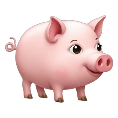 pig donate cash sticker
