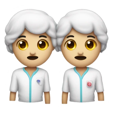 TWO CUTE KIDNEY sticker