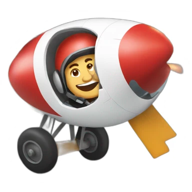 Un pilote d'avion explosive sticker