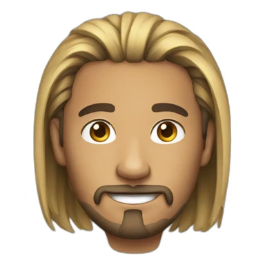 man-bun verbal designer sticker