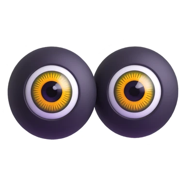realistic 3d eyes with detailed iris sticker