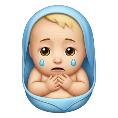 Please make an iPhone version of the baby emoticon that hurts because of the fever sticker
