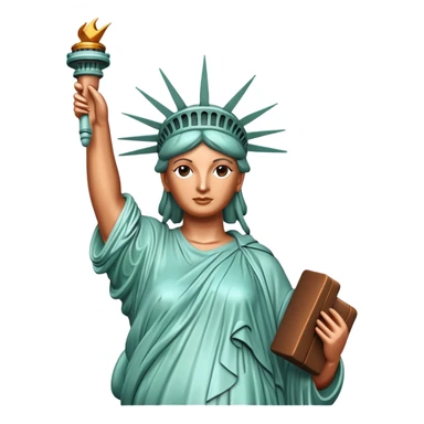 Statue of Liberty landmark sticker