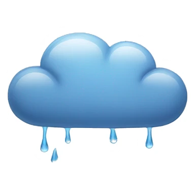rain and cloud sticker