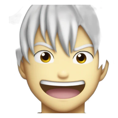 Natsu dragneel face sticker