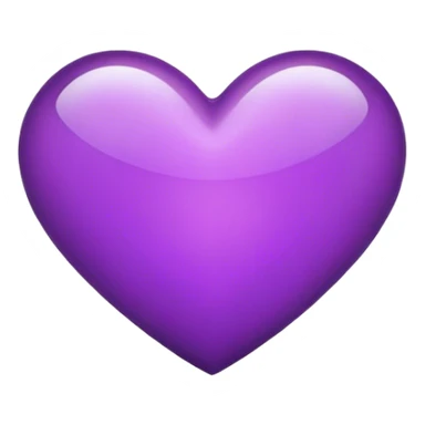 cœur violet sticker