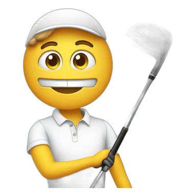 With Golf club sticker