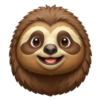 ancient sloth hello sticker