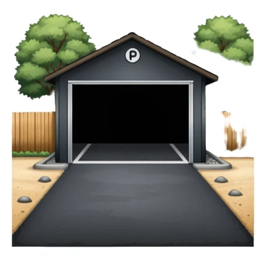 Parking place near shead sticker