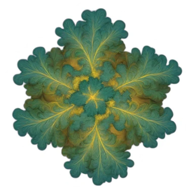 Fractal sticker