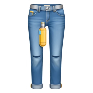 EpiPen in back jeans pocket sticker
