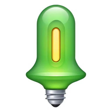 make exclamation Point in light green color  sticker