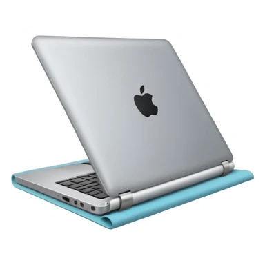 a laptop doing yoga sticker