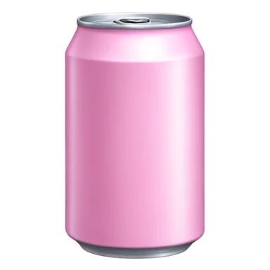 baby pink soda can sticker