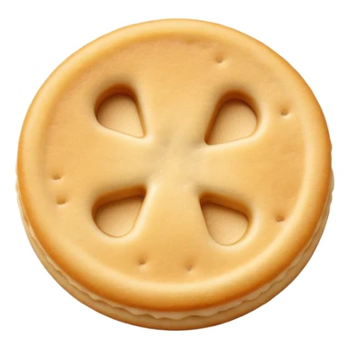 Japanese rice cracker with soy sauce flavor sticker