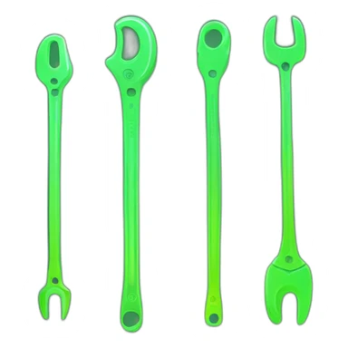 tools with this style : JavaScript neon glowing bright green sticker